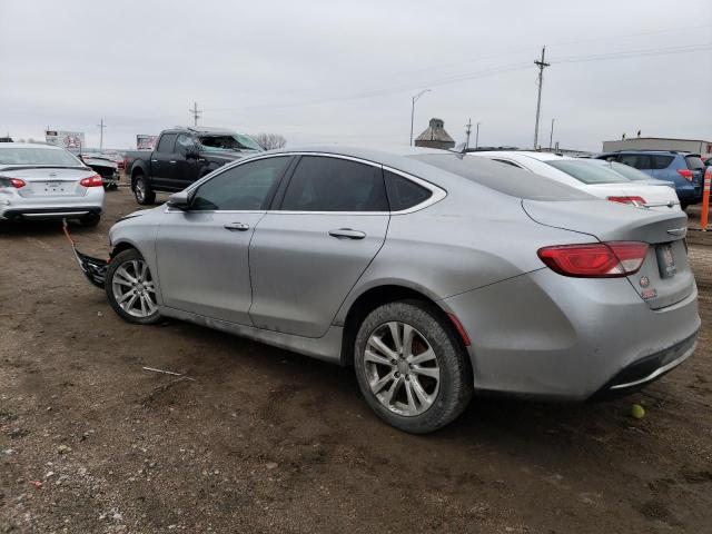 1C3CCCABXFN754660 - 2015 CHRYSLER 200 LIMITED SILVER photo 2