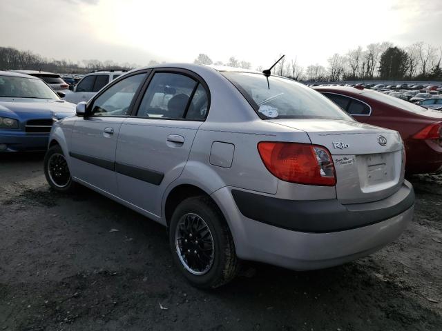 KNADE123286362594 - 2008 KIA RIO BASE SILVER photo 2