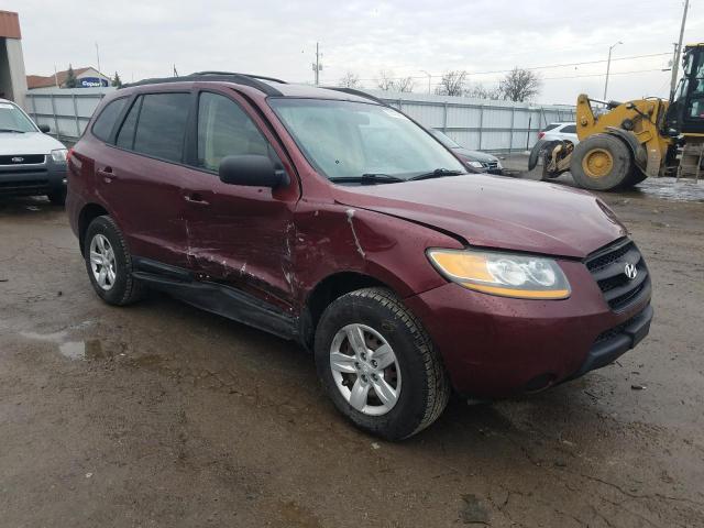 5NMSG73D29H295207 - 2009 HYUNDAI SANTA FE GLS BURGUNDY photo 4