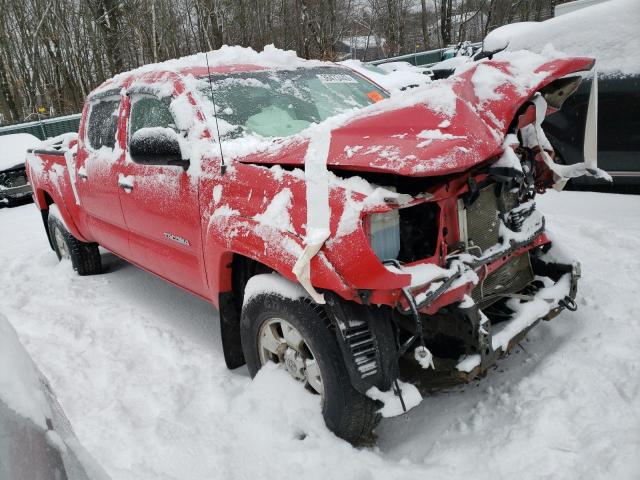 5TEMU52N75Z107551 - 2005 TOYOTA TACOMA DOUBLE CAB LONG BED RED photo 4