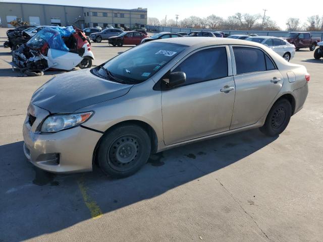 1NXBU40E19Z054246 - 2009 TOYOTA COROLLA BASE GOLD photo 1