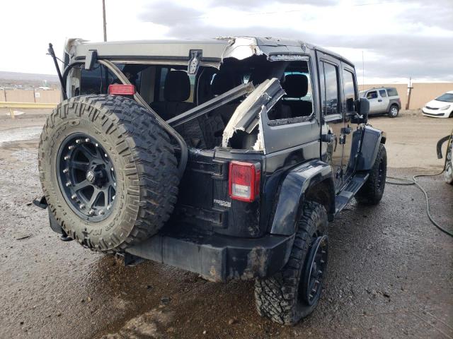1C4HJWEG0EL164086 - 2014 JEEP WRANGLER U SAHARA BLACK photo 3