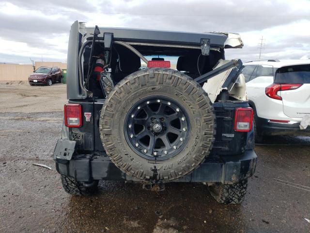 1C4HJWEG0EL164086 - 2014 JEEP WRANGLER U SAHARA BLACK photo 6