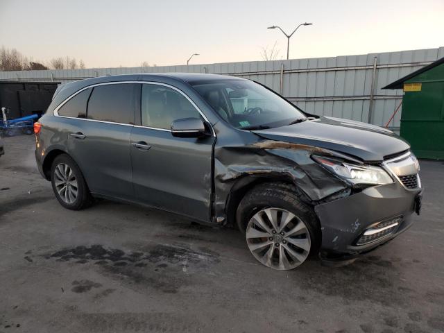 5FRYD4H47EB030724 - 2014 ACURA MDX TECHNOLOGY GRAY photo 4