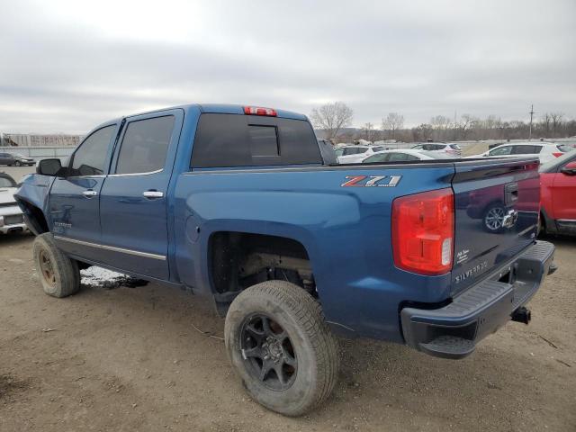 3GCUKSEC9JG428074 - 2018 CHEVROLET SILVERADO K1500 LTZ BLUE photo 2