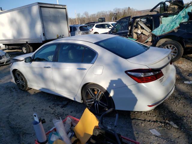 1HGCR2F51GA052048 - 2016 HONDA ACCORD SPORT WHITE photo 2