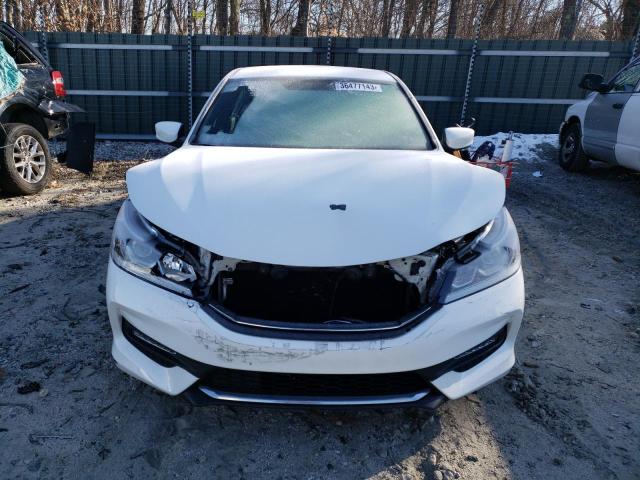 1HGCR2F51GA052048 - 2016 HONDA ACCORD SPORT WHITE photo 5