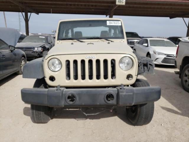 1C4BJWCG6CL110992 - 2012 JEEP WRANGLER RUBICON CREAM photo 5