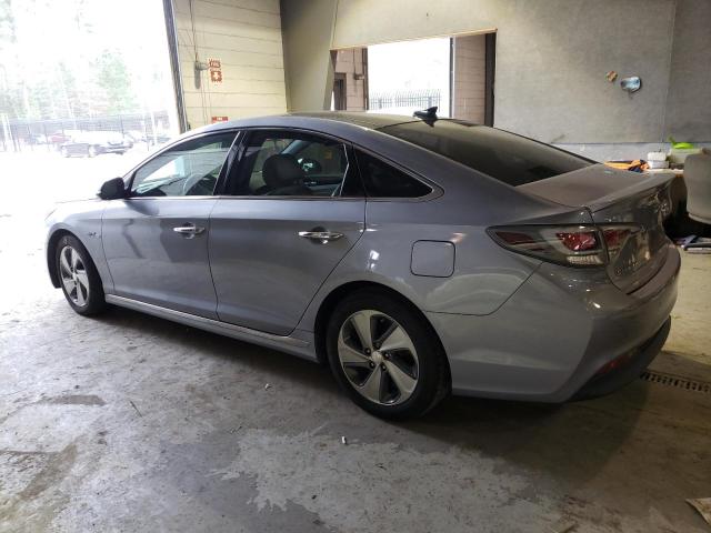 KMHE34L11GA021626 - 2016 HYUNDAI SONATA HYBRID SILVER photo 2