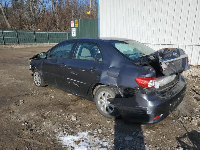 2T1BU4EE2BC574200 - 2011 TOYOTA COROLLA BASE GRAY photo 2