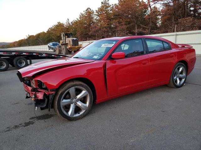 2C3CDXHG1CH135682 - 2012 DODGE CHARGER SXT RED photo 1