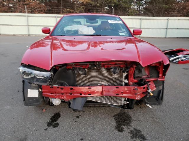 2C3CDXHG1CH135682 - 2012 DODGE CHARGER SXT RED photo 5