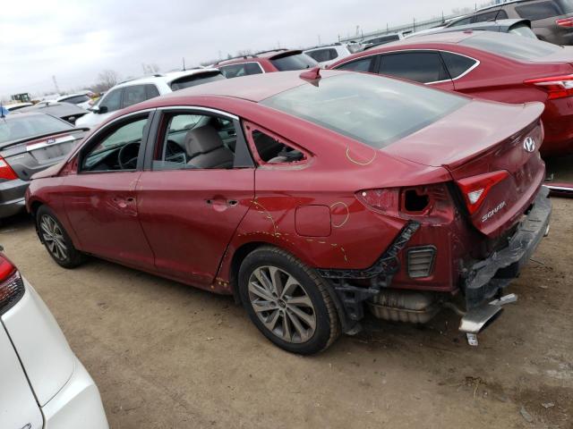 5NPE34AF0GH388934 - 2016 HYUNDAI SONATA SPORT Rot Foto 2