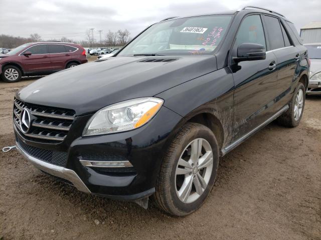 4JGDA5HB1DA127207 - 2013 MERCEDES-BENZ ML 350 4MATIC BLACK photo 1