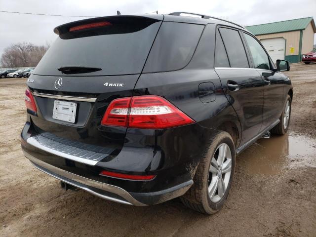 4JGDA5HB1DA127207 - 2013 MERCEDES-BENZ ML 350 4MATIC BLACK photo 3