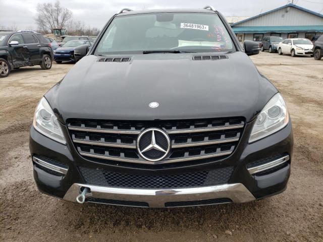 4JGDA5HB1DA127207 - 2013 MERCEDES-BENZ ML 350 4MATIC BLACK photo 5