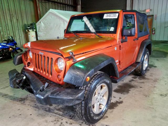 1J4AA2D18BL628030 - 2011 JEEP WRANGLER SPORT  photo 2