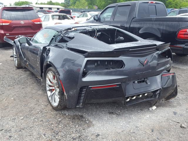 1G1YU2D62H5602410 - 2017 CHEVROLET CORVETTE Z06 3LZ  photo 3