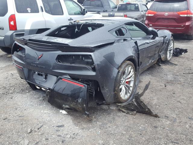 1G1YU2D62H5602410 - 2017 CHEVROLET CORVETTE Z06 3LZ  photo 4