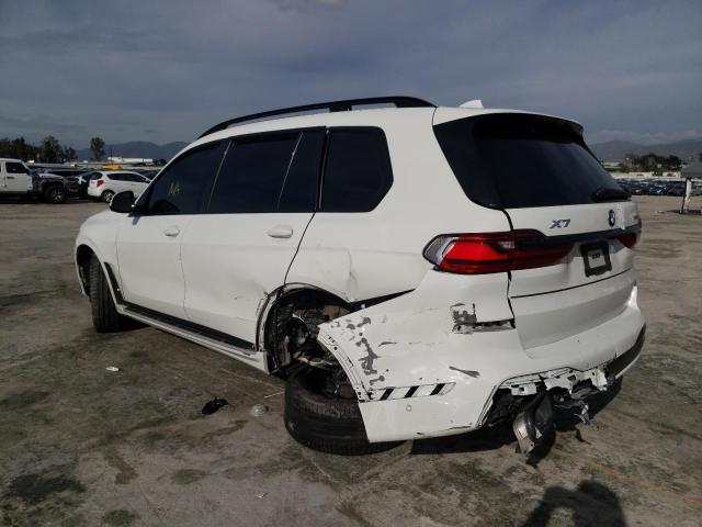 5UXCW2C06L9B09437 - 2020 BMW X7 XDRIVE40I WHITE photo 2