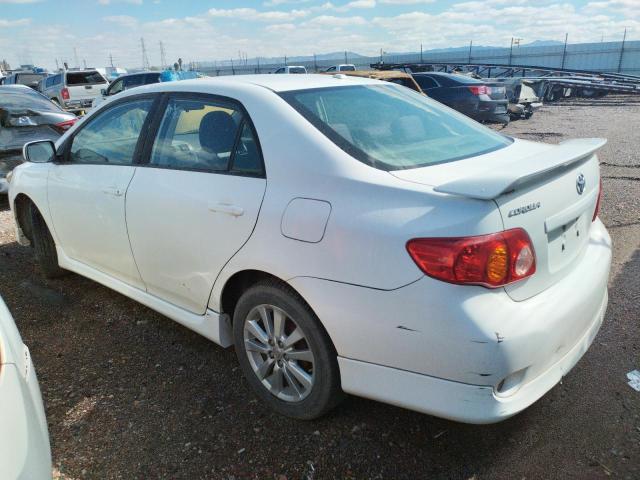1NXBU4EE5AZ263678 - 2010 TOYOTA COROLLA BASE WHITE photo 2