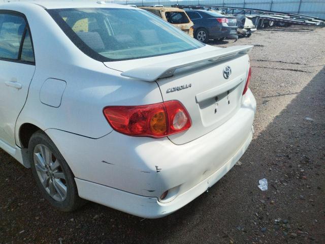 1NXBU4EE5AZ263678 - 2010 TOYOTA COROLLA BASE WHITE photo 6