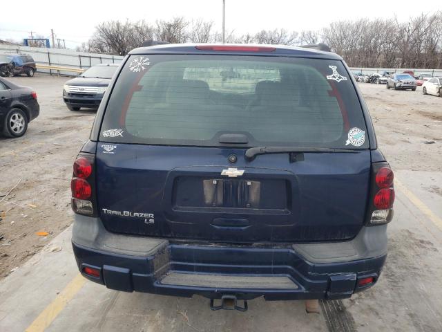 1GNDS13S882227667 - 2008 CHEVROLET TRAILBLAZE LS BLUE photo 6