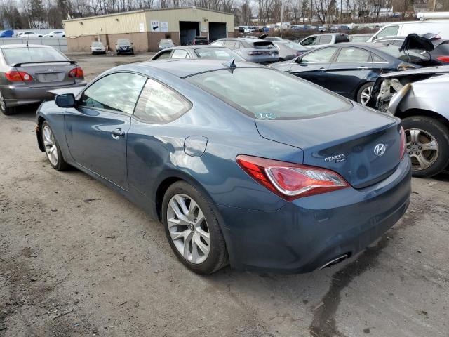 KMHHT6KD8DU095334 - 2013 HYUNDAI GENESIS CO 2.0T BLUE photo 2