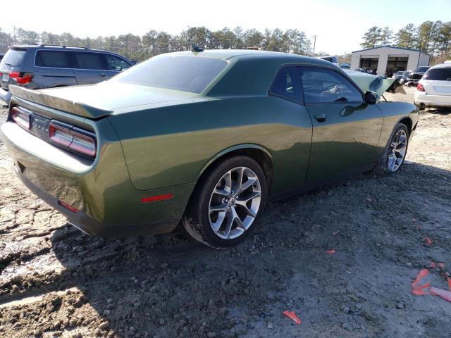 2C3CDZAG9LH159766 - 2020 DODGE CHALLENGER SXT GREEN photo 3