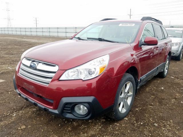 4S4BRCGC1D3314594 - 2013 SUBARU OUTBACK 2.5I PREMIUM  photo 2