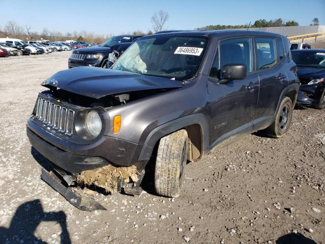 ZACCJAAT5GPD53444 - 2016 JEEP RENEGADE SPORT ნაცრისფერი ფოტო 1