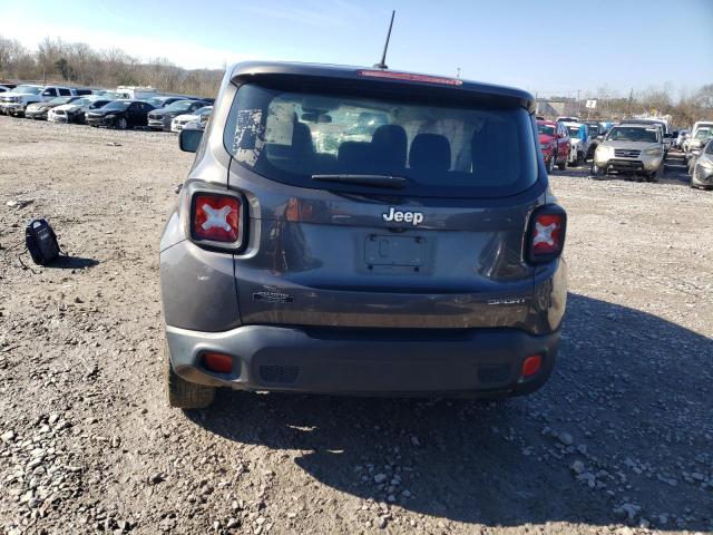 ZACCJAAT5GPD53444 - 2016 JEEP RENEGADE SPORT GRAY photo 6