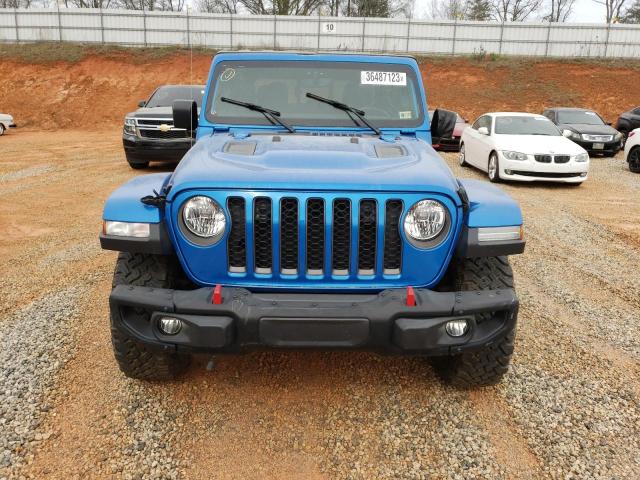 1C6JJTBG8ML528118 - 2021 JEEP GLADIATOR RUBICON BLUE photo 5