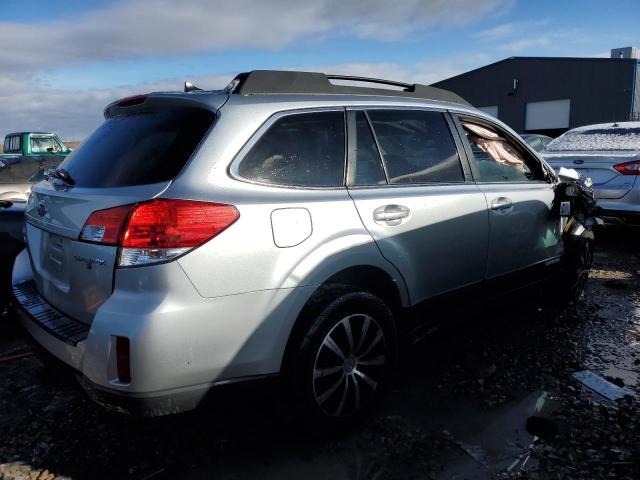 4S4BRCFCXC3231634 - 2012 SUBARU OUTBACK 2.5I PREMIUM SILVER photo 3