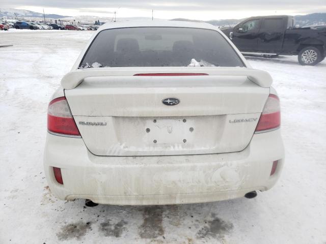 4S3BL616X97236150 - 2009 SUBARU LEGACY 2.5I WHITE photo 6