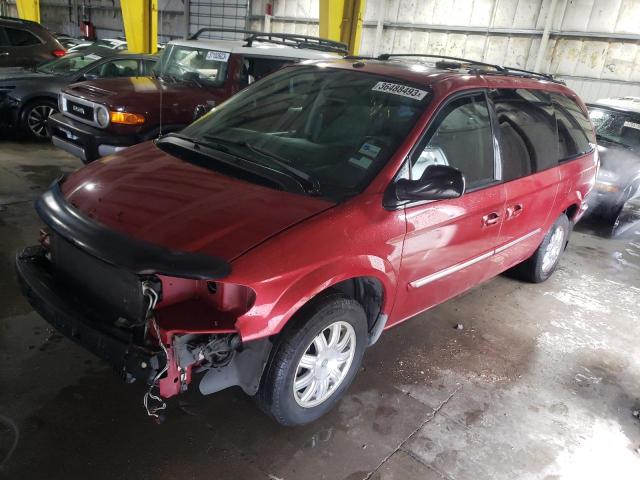 2A4GP54L66R866080 - 2006 CHRYSLER TOWN & COU TOURING წითელი ფოტო 1