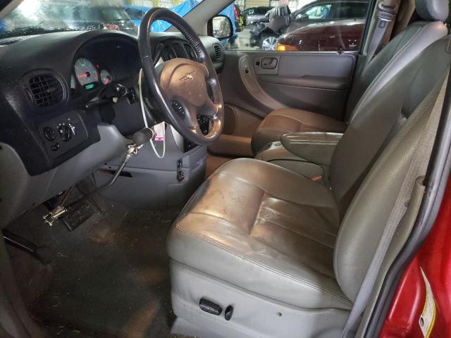 2A4GP54L66R866080 - 2006 CHRYSLER TOWN & COU TOURING წითელი ფოტო 7