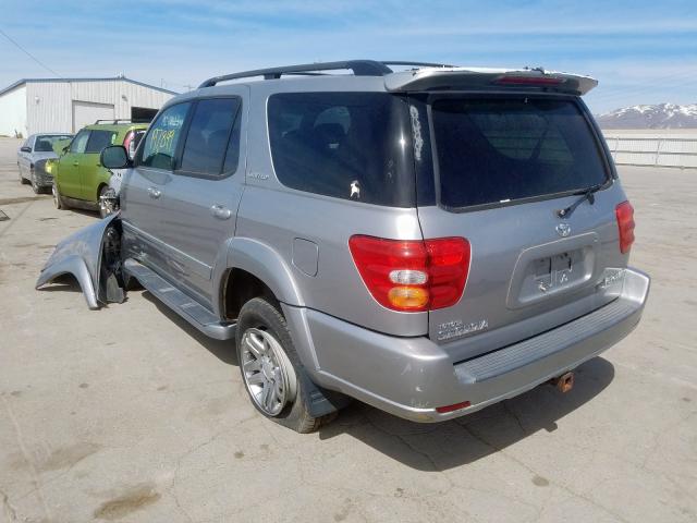 5TDBT48A82S102277 - 2002 TOYOTA 2003  SEQUOIA LIMITED  photo 3