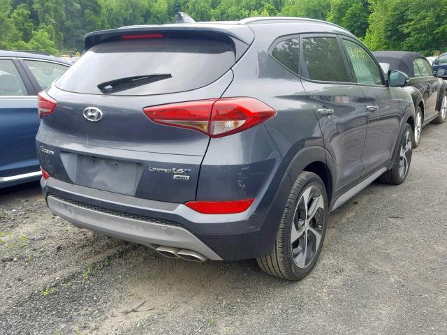 KM8J3CA2XHU407062 - 2017 HYUNDAI TUCSON LIMITED  photo 4