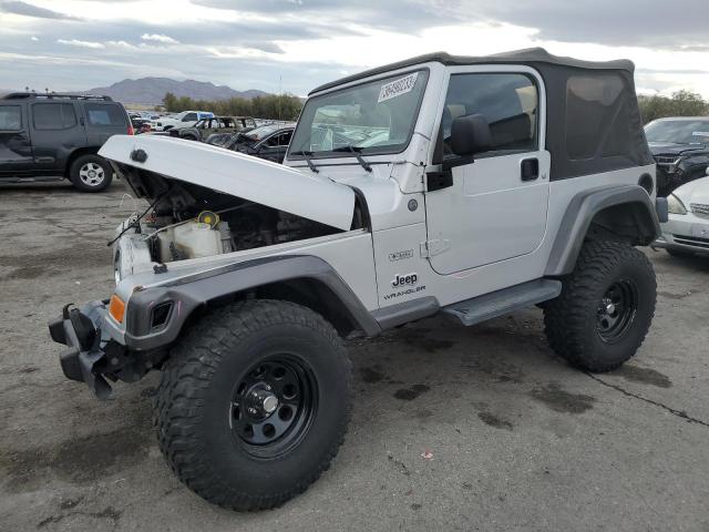 1J4FA39SX4P724430 - 2004 JEEP WRANGLER X SILVER photo 1