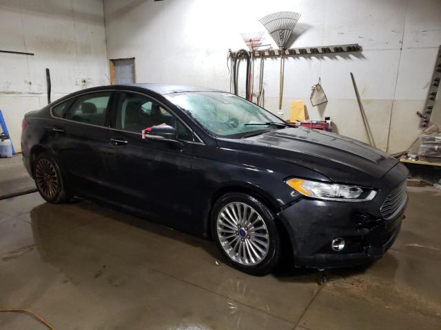 3FA6P0K98ER375567 - 2014 FORD FUSION TITANIUM BLACK photo 4