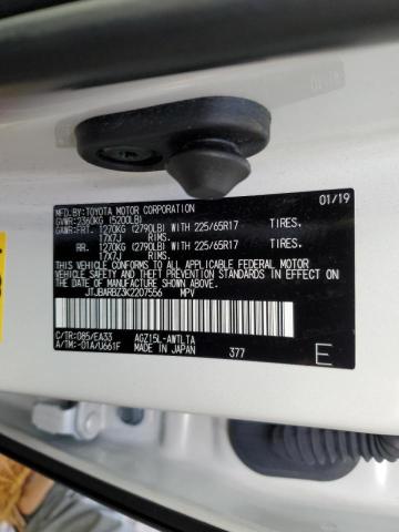 JTJBARBZ3K2207556 - 2019 LEXUS NX 300 BASE თეთრი ფოტო 13