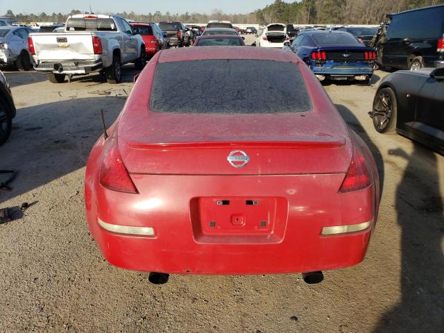 JN1AZ34D03T115437 - 2003 NISSAN 350Z COUPE RED photo 6