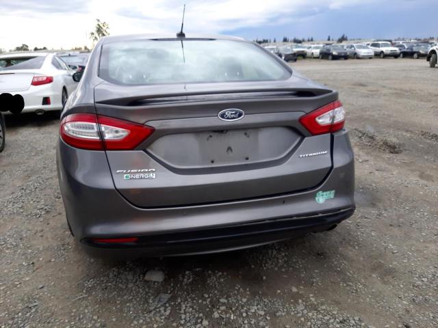 3FA6P0SU7ER330236 - 2014 FORD FUSION TITANIUM PHEV CHARCOAL photo 6