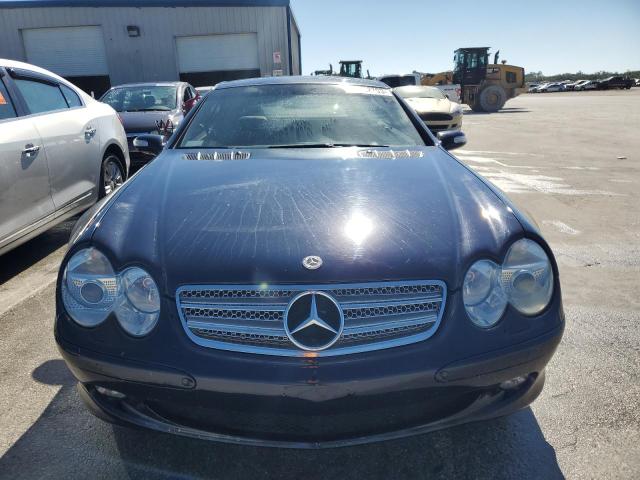 WDBSK75F74F070637 - 2004 MERCEDES-BENZ SL 500 BLUE photo 5