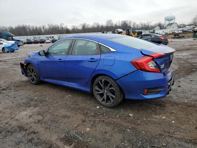 2HGFC2F85KH601320 - 2019 HONDA CIVIC SPORT BLUE photo 2