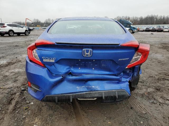 2HGFC2F85KH601320 - 2019 HONDA CIVIC SPORT BLUE photo 6