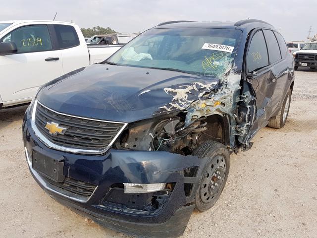 1GNKRFKD0HJ266505 - 2017 CHEVROLET TRAVERSE LS  photo 2