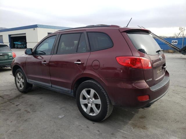 5NMSH13E69H301352 - 2009 HYUNDAI SANTA FE SE MAROON photo 2