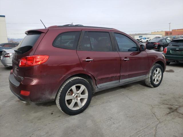 5NMSH13E69H301352 - 2009 HYUNDAI SANTA FE SE MAROON photo 3